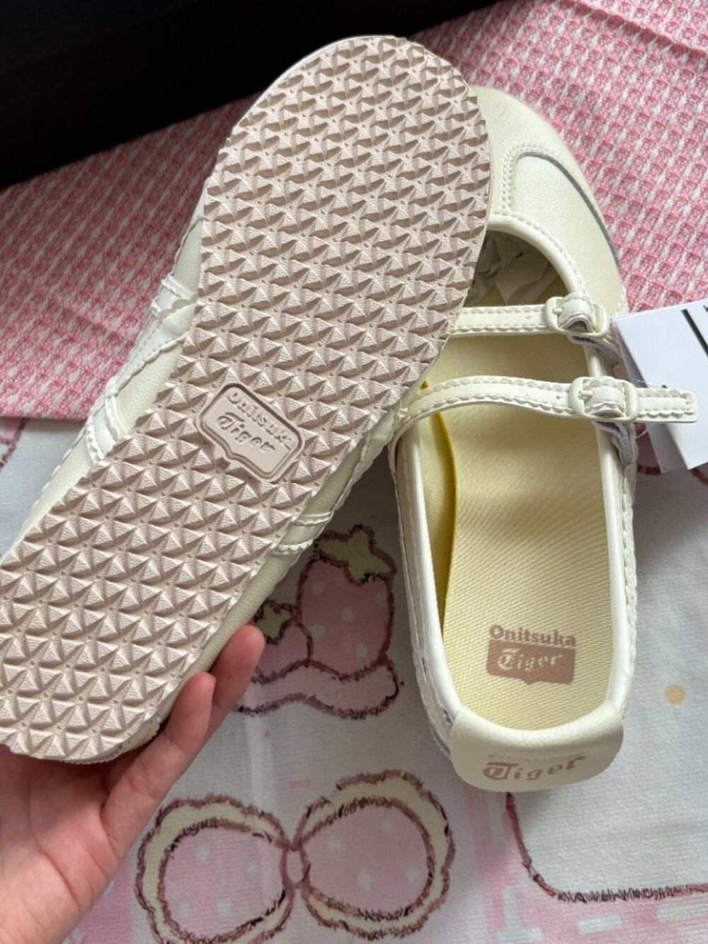 Onitsuka Tiger Mexico 66 Ballerina Off White Mary Jane Shoes - Picture 7 of 8